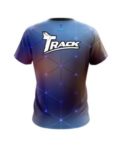 Alternative view of Track Digital Cubes CoolWick Bowling Jersey