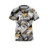Track Gold And Black Rose CoolWick Bowling Jersey