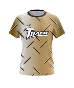 Track Gold Diamond Plate CoolWick Bowling Jersey
