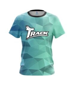 Track Icy Blue CoolWick Bowling Jersey