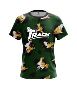 Track Leopard Print CoolWick Bowling Jersey