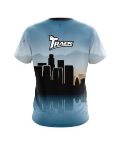 Alternative view of Track Los Angeles Skyline CoolWick Bowling Jersey