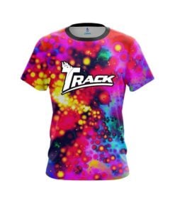 Track Melting Colors CoolWick Bowling Jersey
