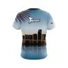 Track Miami Skyline CoolWick Bowling Jersey - Image 2