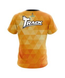 Alternative view of Track Orange Triangle CoolWick Bowling Jersey
