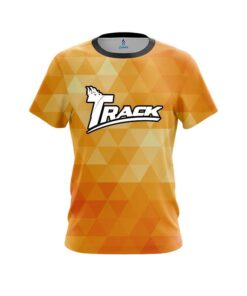 Track Orange Triangle CoolWick Bowling Jersey