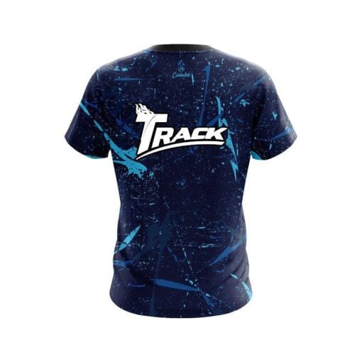 Track Paint Grunge CoolWick Bowling Jersey - Image 2