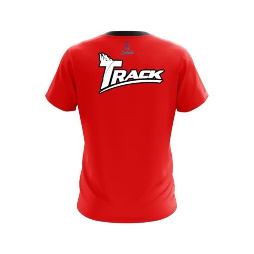Track Red CoolWick Bowling Jersey - Image 2