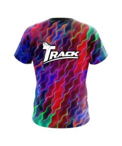 Alternative view of Track Psychedelic Electric Wave CoolWick Bowling Jersey