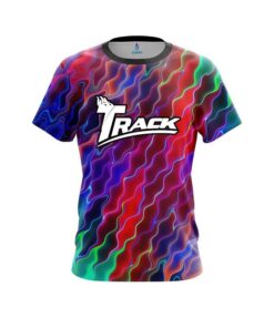 Track Psychedelic Electric Wave CoolWick Bowling Jersey