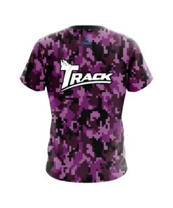 Alternative view of Track Digital Camo Purple CoolWick Bowling Jersey