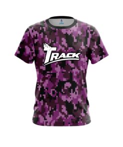 Track Digital Camo Purple CoolWick Bowling Jersey