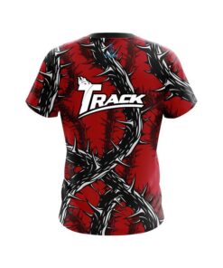Alternative view of Track Rock And Roll Red Thorns CoolWick Bowling Jersey