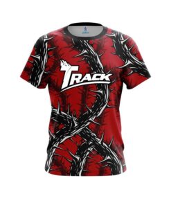 Track Rock And Roll Red Thorns CoolWick Bowling Jersey