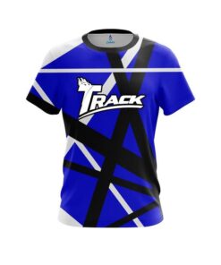 Track Rocker Blue CoolWick Bowling Jersey