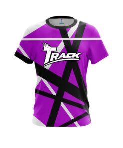 Track Rocker Purple CoolWick Bowling Jersey