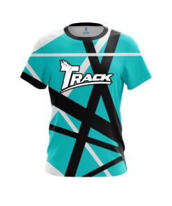 Track Rocker Teal  CoolWick Bowling Jersey