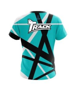 Alternative view of Track Rocker Teal  CoolWick Bowling Jersey