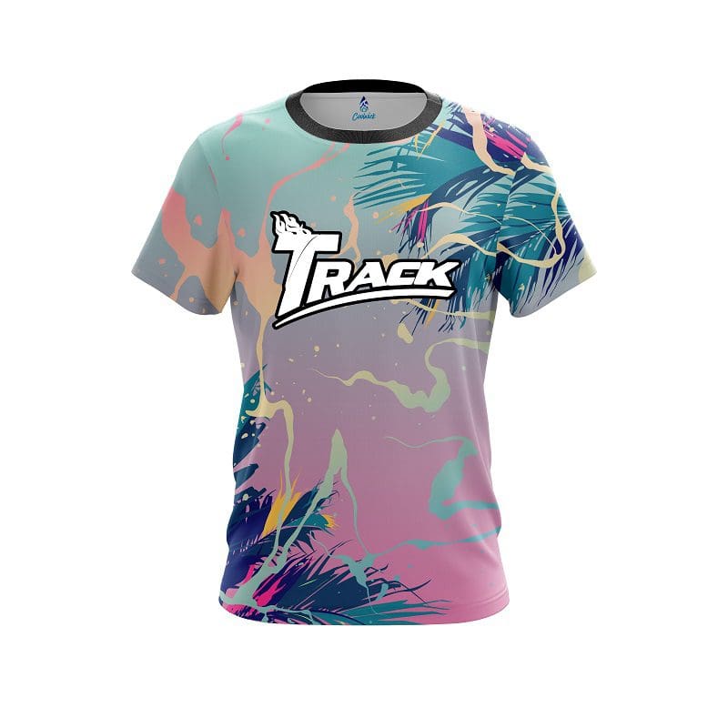 Track Tropical Ink Splash CoolWick Bowling Jersey