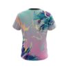 Plain Tropical Ink Splash  CoolWick Bowling Jersey - Image 2