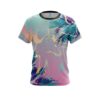 Plain Tropical Ink Splash  CoolWick Bowling Jersey
