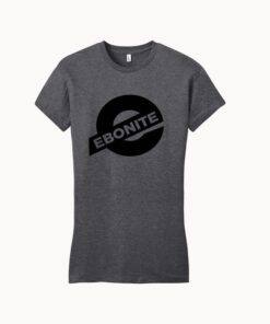 Ebonite Women's Dark Heather Black Bowling T-Shirt