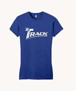 Track Women's Royal Blue White Bowling T-Shirt