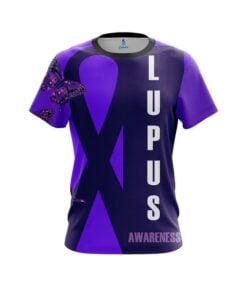 Plain Lupus Cancer CoolWick Bowling Jersey