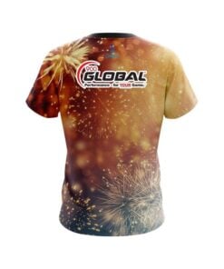 Alternative view of 900 Global Holiday Explosion CoolWick Bowling Jersey