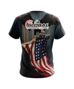 Alternative view of 900 Global American Eagle CoolWick Bowling Jersey