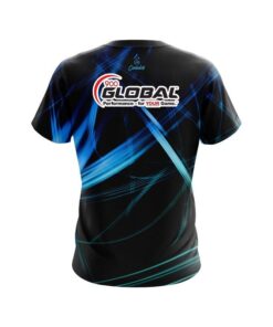 Alternative view of 900 Global Aqua Swirl CoolWick Bowling Jersey