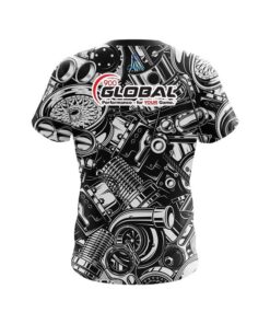 Alternative view of 900 Global Auto Parts Explosion CoolWick Bowling Jersey