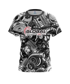 900 Global Auto Parts Explosion CoolWick Bowling Jersey