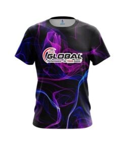 900 Global Blue Purple Smoke CoolWick Bowling Jersey
