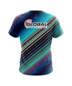 Alternative view of 900 Global Candy Stripe CoolWick Bowling Jersey