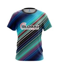 900 Global Candy Stripe CoolWick Bowling Jersey