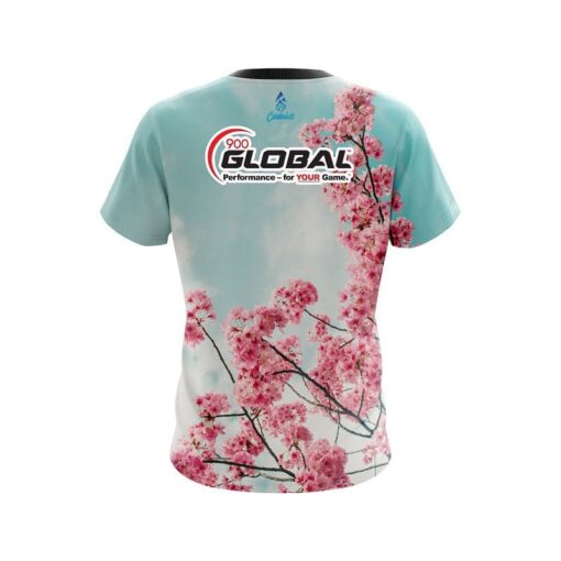 900 Global Cherry Blossom CoolWick Bowling Jersey - Image 2