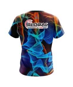 Alternative view of 900 Global Cloudy Smoke CoolWick Bowling Jersey