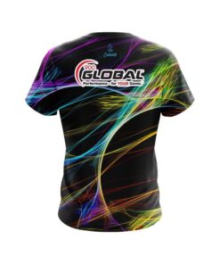Alternative view of 900 Global Colorful Energy Motion CoolWick Bowling Jersey
