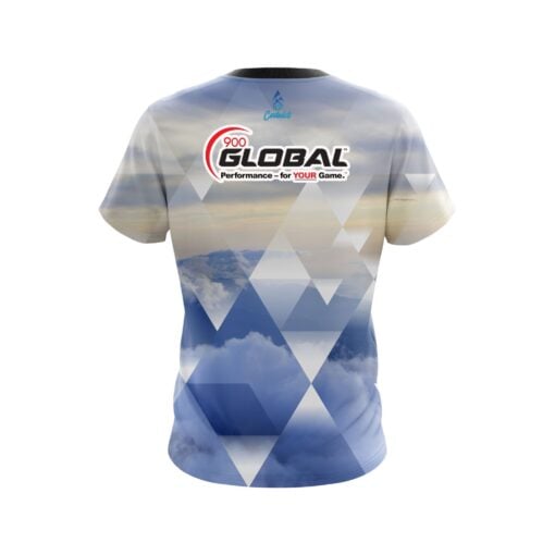 900 Global Diamond Clouds CoolWick Bowling Jersey - Image 2