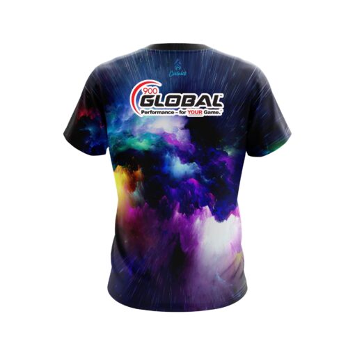 900 Electrical Burst CoolWick Bowling Jersey - Image 2