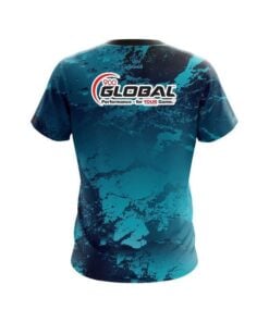 Alternative view of 900 Global Graphite Blue CoolWick Bowling Jersey