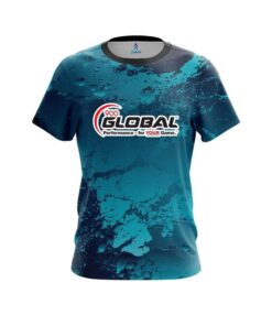 900 Global Graphite Blue CoolWick Bowling Jersey