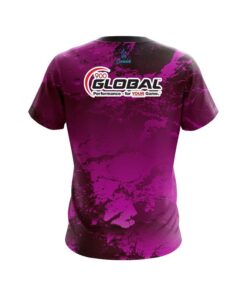 Alternative view of 900 Global Graphite Pink CoolWick Bowling Jersey