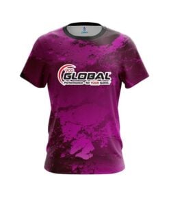 900 Global Graphite Pink CoolWick Bowling Jersey