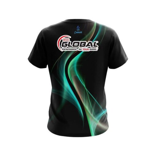900 Global Glowing Wave CoolWick Bowling Jersey - Image 2