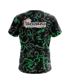 Alternative view of 900 Global Green Flowing Fluid CoolWick Bowling Jersey