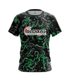 900 Global Green Flowing Fluid CoolWick Bowling Jersey
