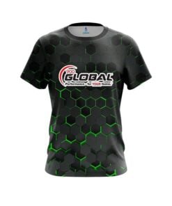 900 Global Green Honeycomb Fusion CoolWick Bowling Jersey