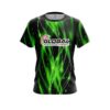 900 Global Green Spiral Waves CoolWick Bowling Jersey